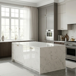 <span class=keywords><strong>Plan</strong></span> <span class=keywords><strong>de</strong></span> <span class=keywords><strong>travail</strong></span> en quartz blanc Karacata personnalisé, grande dalle, pierre <span class=keywords><strong>de</strong></span> quartz artificielle pour comptoir <span class=keywords><strong>de</strong></span> <span class=keywords><strong>cuisine</strong></span> et dessus <span class=keywords><strong>de</strong></span> table - Product Image 4