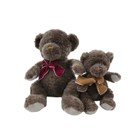 Juguetes de Peluche de Oso Bordados al por Mayor, Alivio del Estrés, Relleno de Algodón Súper Suave, Muñecos de Animales de Color Personalizado para Niños