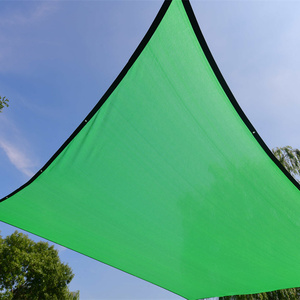 Voile d'ombrage carrée en HDPE tissé, filet d'ombrage 50% noir pour jardin, serre, agriculture et usage extérieur - Product Image 2