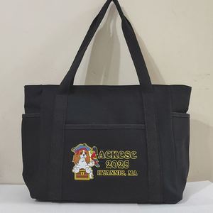 Bolsa de Tela Ecológica Reutilizable con Logotipo Personalizado, Bolsa de Lona Orgánica con Asas de Cuerda para Compras - Product Image 3