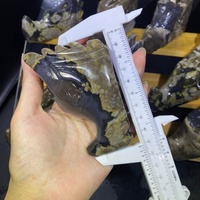 Statue de Dragon en Agate Volcanique Naturelle Sculptée, Réactive aux UV, Pierre de Guérison, Décoration d'Intérieur, Cadeau de Collection – Vente en Gros