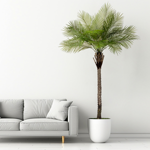 Palmiers artificiels grands et hauts, plantes tropicales artificielles réalistes en <span class=keywords><strong>pot</strong></span>, décoration intérieure, décoration de magasin <span class=keywords><strong>pour</strong></span> la maison et le magasin - Product Image 5