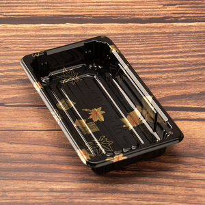 Boîte à Sushi rectangulaire en plastique, Bento rectangulaire emballage à emporter boîte à Sushi, jetable avec couvercle, vente en gros unités - Product Image 5