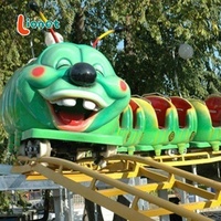 Nouvel équipement d'amusement Caterpillar vert, manège rotatif Caterpillar populaire pour enfants pour parcs d'attractions, approvisionnement direct usine