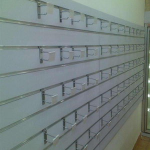 Panneau mural à rainures de 18 mm 4*8 pieds / Panneau mural à rainures / Panneau à rainures en <span class=keywords><strong>MDF</strong></span> mélaminé PVC haute densité UV pour la décoration - Product Image 4