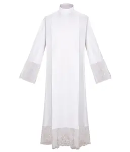 Maschio adulto chiesa pastore uniforme vestaglia Costume Cosplay fantasia per gli uomini cappotto abiti di carnevale di Halloween festa rolepad Suit - Product Image 1