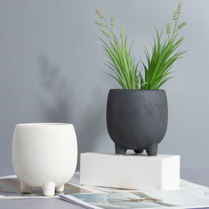 Maceta <span class=keywords><strong>de</strong></span> Cerámica Pintada a Mano con Diseño <span class=keywords><strong>de</strong></span> Puntos, Maceta Pequeña para Cactus con Orificio <span class=keywords><strong>de</strong></span> Drenaje, Mini Maceta Decorativa <span class=keywords><strong>de</strong></span> Porcelana para Escritorio - Product Image 3