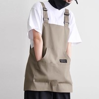 Tablier unisexe sans manches en polyester, lavable, léger, doux, résistant à l'eau, forme en H, pour bars, restaurants, cafés