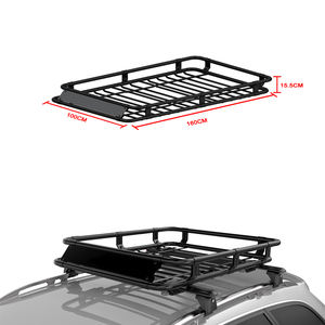 Panier de chargement de toit de voiture extra large-Électrophorèse et acier enduit par pulvérisation, stockage 160L - Product Image 2
