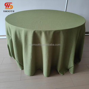 Nappe Ronde Blanche Personnalisée en Polyester de Haute Qualité pour Mariages, Banquets, Hôtels et Événements – Vente en Gros - Product Image 3