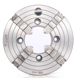 Mandril excéntrico de cuatro mordazas K72-250, 250 mm, mordazas ajustables, mandril para torno, tamaño métrico - Product Image 1