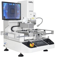 Station de Retravaillage BGA Infrarouge LW-08S 3 Zones à Air Chaud, Machine à Souder à Écran Tactile 5400W, Outils de Soudage, Système d'Alignement Optique