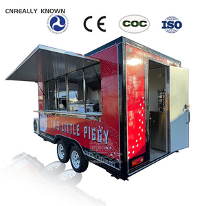 Custom Mobile Kitchen Truck Trailer OEM ODM Service Full Equipment Concession Cart Fast Food Stand with Technical Support - Product Image 3