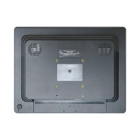 Custom 15" Multi Touch Screen Display Industrial Monitor Full Hd 15 17 Inch Capacitive 10 Points Black Plastic Display Monitor