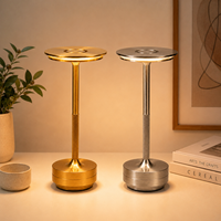 Lampes de table de luxe rechargeables à LED de style vintage moderne pour restaurant, mariage, décoration intérieure et bureau d'étude