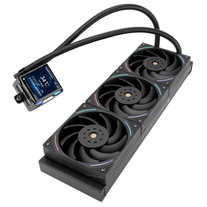 NOUVEAU Refroidisseur de processeur liquide AIO Thermalright Elite Vision 360 ARGB Noir & Blanc avec écran IPS 360 mm et ventilateur PWM pour PC de bureau de jeu - Product Image 2