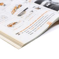 Impression à la demande Couverture souple pour enfants Cahier d'exercices Cahier d'exercices Reliure parfaite Papier offset à un prix raisonnable