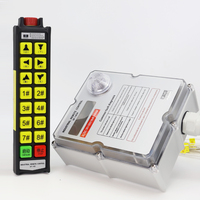 Controlador de Grúa Inalámbrico Multifunción de 14 Botones y Doble Velocidad, IP67 a Prueba de Polvo, 8 Teclas Programables, Corte de Emergencia