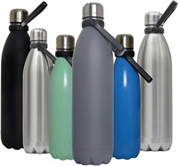 1.5L sublimation Grande Capacité En Acier Inoxydable 304 Isolation Sous Vide Cola peut en forme de Voyage Bouteille D'eau