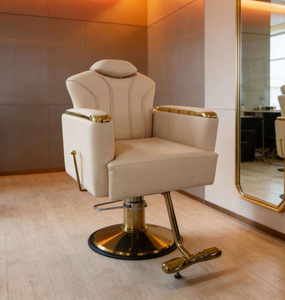 Luxury 180 Degree Reclining Makeup <b>Chair</b> for Hair Stylists Height Adjustable Leather Beauty Salon <b>Chair</b> for Barber Shop <b>on</b> <b>Sale</b> - Product Image 1