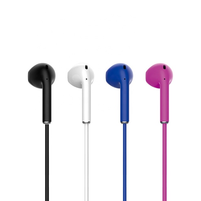 HSUEL 3.5mm Headphones Wire-controlled Stereo Surround In-ear Earbuds with Mai Heavy Bass Suitable for Apple Earphones