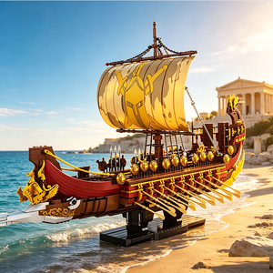Blocs de construction de navire de guerre Spartan, 3043 pièces en plastique ABS, modèle éducatif à assembler soi-même, cadeau pour enfants et adolescents de 4 à 14 <span class=keywords><strong>ans</strong></span> - Product Image 3