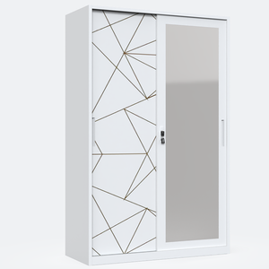 Armoire en acier à portes battantes imprimées pour la maison, vente en gros - Product Image 3