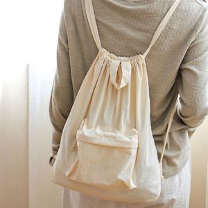 BESTELLA All-Season Fashionable Wholesale Unisex Nylon Large Capacity Lightweight Student Daily Use Casual <b>Drawstring</b> <b>Backpack</b> - Product Image 5