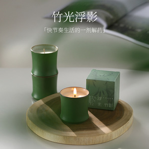 Ceramic Scented Candle Cylinder Shape 7 15 Days Burn Time Home Decoration Christmas Gift - Product Image 5