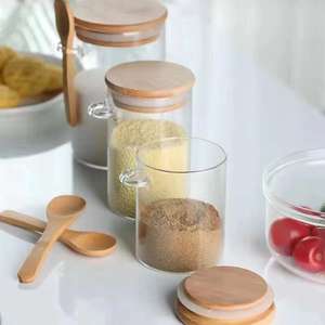 Kitchen Container Kitchens Sets Wide Mouth Glass Storage Jars Glass