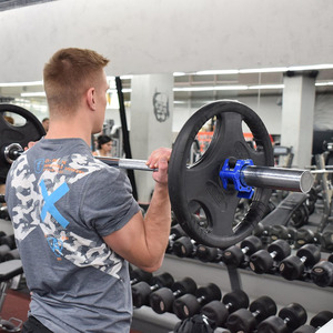 Colliers de barre d'haltères en <span class=keywords><strong>plastique</strong></span> robuste de 2 pouces, à dégagement rapide, antidérapants, paire, colliers d'exercice, verrous de plaques de poids professionnels, clips de sécurité - Product Image 6