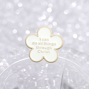 Puedo hacer todas <span class=keywords><strong>las</strong></span> <span class=keywords><strong>cosas</strong></span> a través de Cristo esmalte Pin flor Biblia cristiano Jesús broche solapa mochila insignia joyería accesorios regalos - Product Image 4
