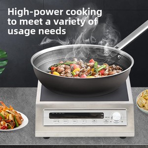 Cross-border Foreign Trade Commercial Multi-function High-power 3500W Single Burner Waterproof LCD Induction Cooker 10 High-Powe - Product Image 2