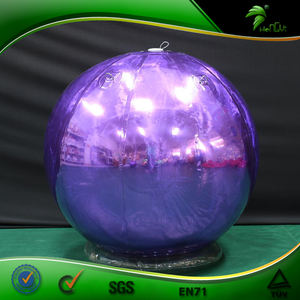 Boule miroir gonflable brillante, Disco, couleur personnalisée, pour boîte de nuit, sphère gonflable - Product Image 1