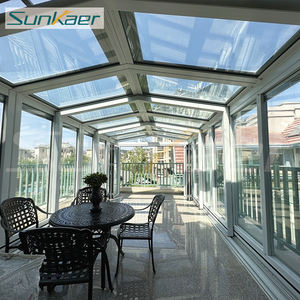 Sunrooms in alluminio e case in vetro con giardino a forma di tetto pieghevole e veranda per veranda - Product Image 3