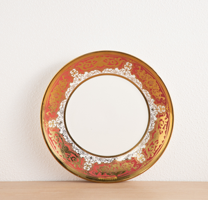 Factory Custom Brand Gold Rim Red Floral Eco-Friendly Porcelain Tableware Premium Banquet Dinner Set Bulk Gift Box Supply - Product Image 3