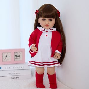 Muñeca Reborn de 55 cm, Superventas, Muñeca de Simulación Adorable, Puede Cambiar de Ropa, Muñeca de Goma Completa para Bañar, Venta al por Mayor - Product Image 1