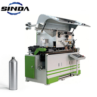 Ligne de production CE certifiée SINDA EOE pour la fabrication automatique à grande vitesse de corps et de couvercles de bouteilles d'aérosol en fer blanc