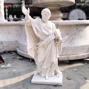 Famosas estatuas de mármol religiosas talladas a mano, estatua de <span class=keywords><strong>San</strong></span> <span class=keywords><strong>Pedro</strong></span> y Pablo de mármol, escultura de <span class=keywords><strong>San</strong></span> <span class=keywords><strong>Pedro</strong></span> <span class=keywords><strong>San</strong></span> Pablo - Product Image 2