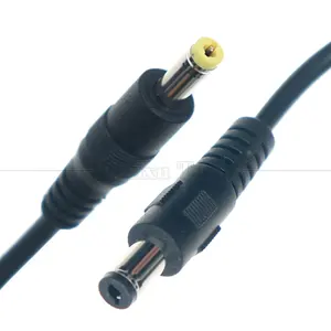 Customized 18 20 22 24 26 28 AWG 1m 2m 3m 5m 10m Dc 5.5 X 2.5mm to 4.0 X 1.7mm Cable for Security Camera Car Led Strip