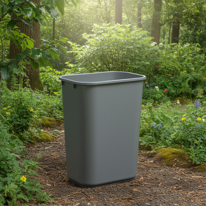 Cestino Rettangolare per Rifiuti 26,6 L Grigio - Product Image 3