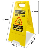 Panneau de signalisation routière flexible jaune portable à message variable pour sol mouillé, vente en gros d'usine