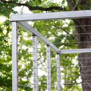 2023 Dernière rampe de câble pour Patios <span class=keywords><strong>Terrasse</strong></span> 5mm Câble S.S304 316 Finition de surface miroir brossé - Product Image 6