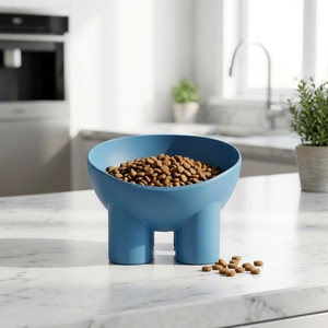 Offre Spéciale – Gamelle surélevée à trois pieds en plastique, inclinée et anti-renversement pour chats et chiens – Gamelle d'alimentation et d'eau – Fournitures pour animaux de compagnie en gros à prix abordable - Product Image 6