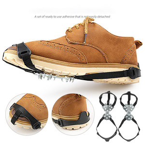 <span class=keywords><strong>Crampons</strong></span> antidérapants à 11 dents pour la marche en plein air Couvre-chaussures pour <span class=keywords><strong>enfants</strong></span> et adultes - Product Image 4