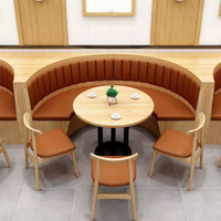 Bancs de restaurant modernes, canapés robustes, mobilier de café, bancs sur mesure, ensemble table et chaises pour hôtel