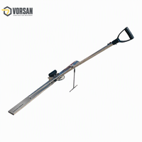 Niveleuse vibrante électrique pour béton, pour allées en béton, garages, parkings, nivellement de sols et travaux de finition sur chantier