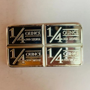 Pièce commémorative personnalisée en or plaqué 1/4 once canadienne, forme rectangulaire avec motif de <span class=keywords><strong>bison</strong></span> - Product Image 5