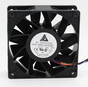 Ventilador de gran potencia de 12V, 24V, 36V, 48V, 12038 CC, tamaño pequeño, 120x120x38mm, 12V, CC, pfc12de