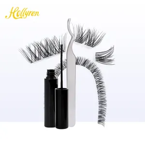 Custom Private Label Diy Eyelash Extension Clue Hollyren Wholesale Price Diy Self Application Lash Glue For DiyLash Cluster